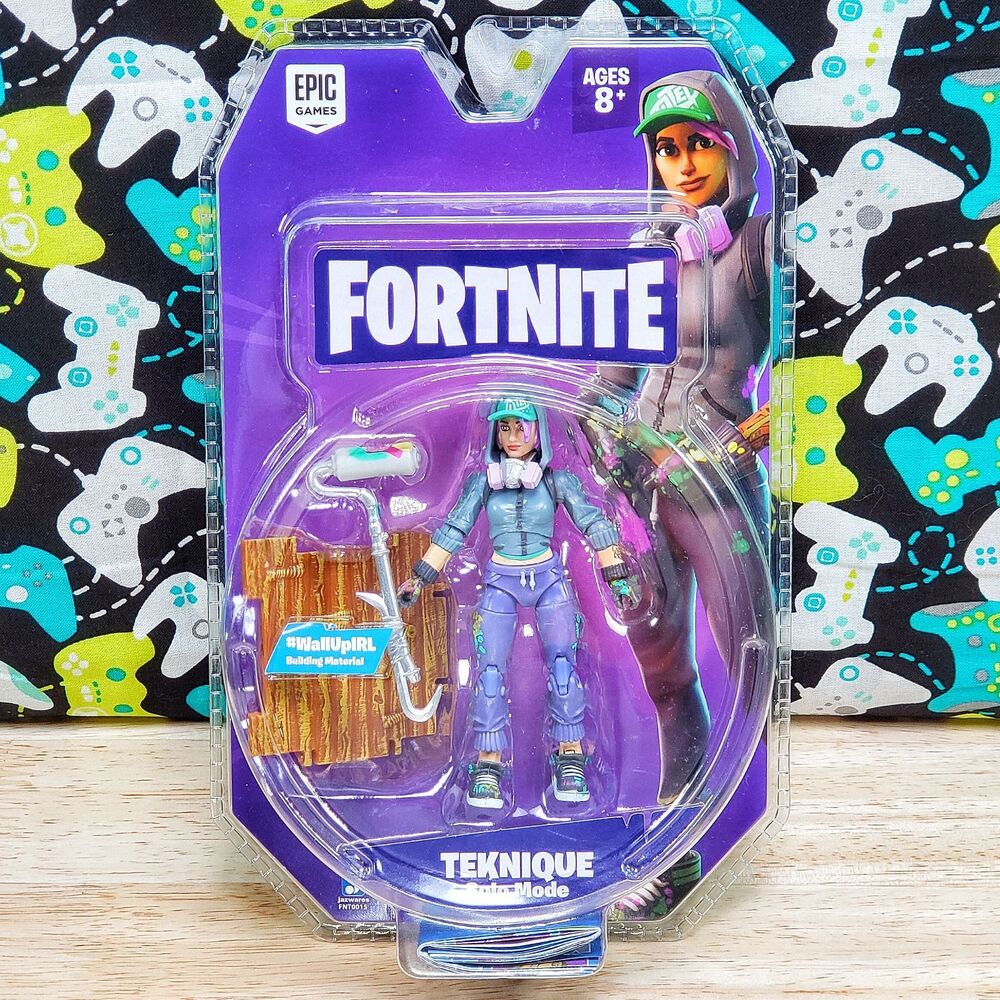 Epic Games Fortnite Teknique Solo Mode 4" Core Toy Action Figure New Sealed